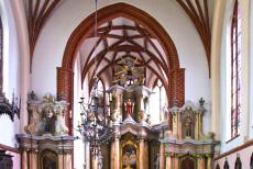 Historisch centrum van Vilnius - Historisch centrum van Vilnius: De St. Annakerk werd gebouwd in 1495-1500, de façade is een meesterwerk van de flamboyante...