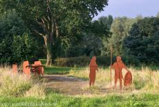 Frontiers of the Roman Empire in the Netherlands - Frontiers of the Roman Empire - The Lower German Limes - in the Netherlands: Remains of a Roman road between the villages of Elst and Driel....