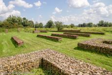 Frontiers of the Roman Empire in the Netherlands - Frontiers of the Roman Empire - The Lower German Limes - in the Netherlands: Visualisation of the headquarters of the Roman fort at Meinerswijk...