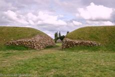 Ringforten uit de Vikingtijd - Trelleborg werd rond 980 gebouwd als een van de strategische Deense ringforten uit de Vikingtijd. De cirkelvormige wallen rond het fort waren... Ringforten uit de Vikingtijd - Trelleborg werd rond 980 gebouwd als een van de strategische Deense ringforten uit de Vikingtijd. De cirkelvormige wallen rond het fort waren...