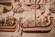 Wandkleed van Bayeux - Het Wandkleed van Bayeux verbeeldt de reis van Harold Godwinson, graaf van Wessex, naar Normandië, zijn relatie met Willem, hertog van...