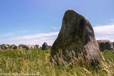 Megalieten van Carnac - Megalieten van Carnac in het departement Morbihan, Bretagne: De stenen rijen of uitlijningen van Kermario zijn de meest indrukwekkende van de...