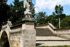 Pilgrimage Park in Kalwaria Zebrzydowska - Calvary Sanctuary of Kalwaria Zebrzydowska: The Bridge of Angels is decorated with statues of archangels. The calvary was built in the small town...