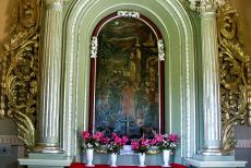 Pilgrimage Park in Kalwaria Zebrzydowska - Calvary Sanctuary of Kalwaria Zebrzydowska: The altar inside one of the chapels. The calvary of Kalwaria Zebrzydowska is still an important place...