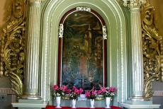 Pilgrimage Park in Kalwaria Zebrzydowska - Calvary Sanctuary of Kalwaria Zebrzydowska: The altar inside one of the chapels. The calvary of Kalwaria Zebrzydowska is still an important place...