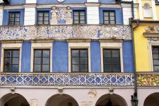 Oude stad van Zamość - Oude stad van Zamość: De Armeens koopmanshuizen aan de Grote Markt worden genoemd naar het bas-reliëf op hun gevel, bij...