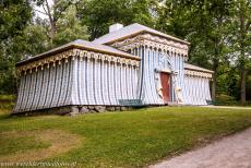 Royal Domain of Drottningholm - Royal Domain of Drottningholm: The Corps de Garde Building, also known as the Guards' Tent. The Corps de Garde Building was designed in...