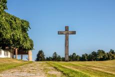 Skogskyrkogården - Skogskyrkogården, the Woodland Cemetery in Stockholm, Sweden: The Holy Cross is the first thing to see when you come through the main...