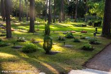 Skogskyrkogården - Een ouder deel van de begraafplaats Skogskyrkogården. Skogskyrkogården ligt in een bos, dat bijna in zijn natuurlijke staat is...