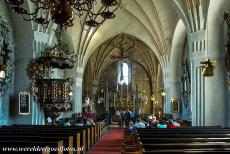 Kerkdorp Gammelstad, Luleå - Kerkdorp Gammelstad in Luleå: De Nederluleåkerk in het kerkdorp heeft een rijk gedecoreerd interieur. De middeleeuwse...