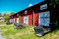 Kerkdorp Gammelstad, Luleå - Kerkdorp Gammelstad, Luleå: De stallen werden in de voorbije eeuwen gebruikt om paarden te stallen. Voor veel gemeenteleden...