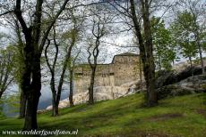 The three Castles of Bellinzona - Three Castles, Defensive Wall and Ramparts of the Market-Town of Bellinzona: The 15th century Castello di Sasso Corbaro, Sasso Corbaro Castle....
