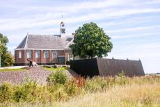 Schokland and Surroundings - Schokland and Surroundings: The Waterstaatskerk (Water Management Church). The former island of Schokland is still visible as a slightly...