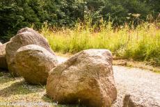 Schokland and Surroundings - Schokland and Surroundings: Several large boulders in the Geo-garden, the Gesteentetuin. The Gesteentetuin is a geological...