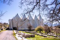 Tempel van Apollo Epicurius in Bassae - De tempel van Apollo Epicurius in Bassae gaat nu schuil onder een grote tent ter bescherming tegen vorst en andere weersinvloeden....