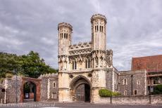 St. Augustine's Abbey in Canterbury - The Great Gate of St. Augustine's Abbey&nbsp;in Canterbury, the gatehouse&nbsp;was built between 1297-1309. The gate is also known as...