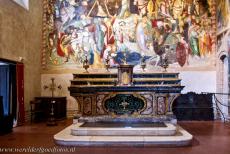 Historisch centrum van Urbino - Het historisch centrum van Urbino: Het Oratorio di San Giovanni, het oratorium van de Heilige Johannes de Doper, is gedecoreerd met 15de eeuwse...