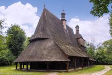 Houten kerken van Małopolska - Houten kerken van zuidelijk Małopolskaa: Małopolska is Pools voor 'Klein Polen'. De Sint-Filippus en Sint-Jacobuskerk in...