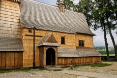 Houten kerken van Małopolska - Houten kerken van zuidelijk Małopolska: De Michaël de Aartsengelkerk in Dębno is een van deze kerken en wordt beschouwd als de...