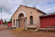 Great Copper Mountain in Falun - Mining Area of the Great Copper Mountain in Falun: The 'Anfarten' is the old mine entrance, it was built in 1812. The...