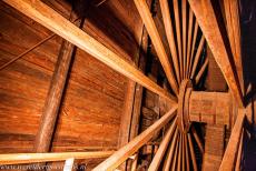 Great Copper Mountain in Falun - Mining Area of the Great Copper Mountain in Falun: The enormous Creutz Water Wheel was responsible for removing water from the copper mine....
