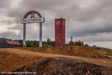 Grote Koperberg in Falun - Mijngebied van de Grote Koperberg in Falun: De toren van de Oscar-schacht. In de Grote Koperberg in Falun werd in 1677 een mijnwerker...