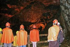 Great Copper Mountain in Falun - Mining Area of the Great Copper Mountain in Falun: The Creutz Schakt, the Creutz Shaft, is a 208 metres deep pit shaft. The...