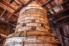 Engelsberg Ironworks - The kiln shaft of the huge brick blast furnace of the Engelsberg Ironworks is about 5.8 metres high. The machinery of the Engelsberg Ironworks is...