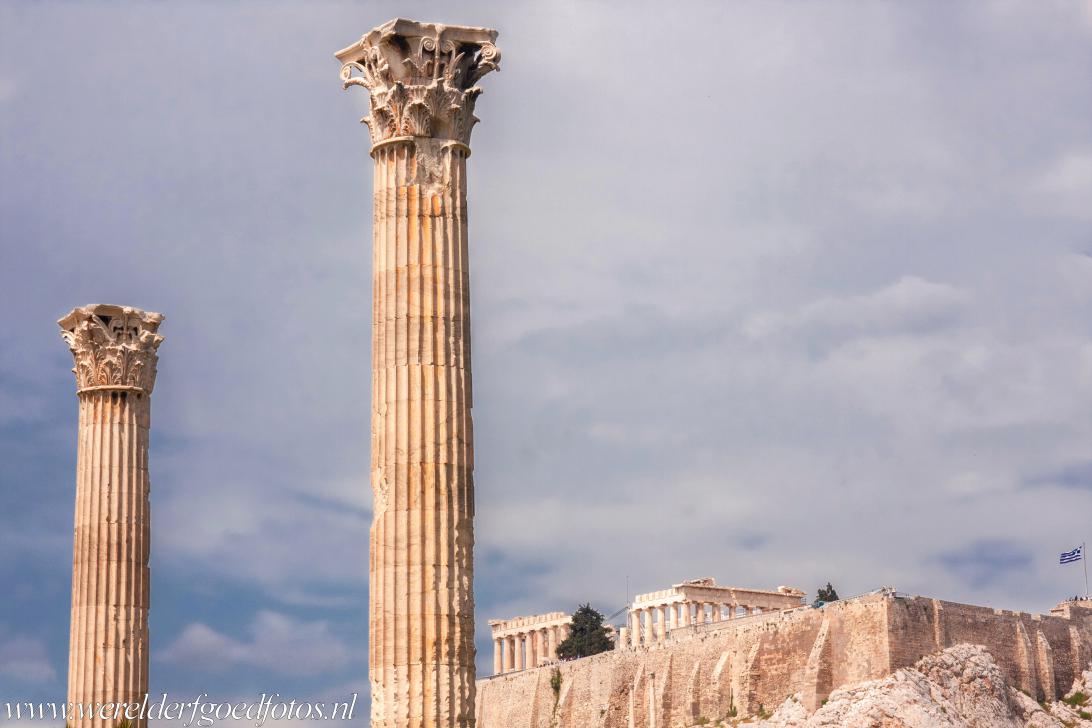 Acropolis of Athens - The Acropolis of Athens viewed from the Temple of the Olympian Zeus. The Acropolis of Athens is an ancient citadel and the most... Acropolis of Athens - The Acropolis of Athens viewed from the Temple of the Olympian Zeus. The Acropolis of Athens is an ancient citadel and the most...