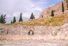 Acropolis of Athens - The Theatre of Dionysus is located on the south slope of the Acropolis of Athens, its remains are mostly from Roman times. The theatre already...