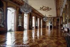 Paleizen van Potsdam en Berlijn - Paleizen en parken van Potsdam en Berlijn: De balzaal van het Neues Palais in Potsdam. Na zijn troonsafstand in 1918 kreeg de Duitse keizer...