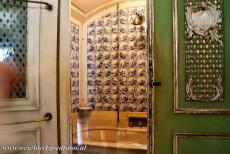 Palaces and Parks of Potsdam and Berlin - Palaces and Parks of Potsdam and Berlin: The private bathroom of Empress Augusta Victoria in the Royal apartments of the Neues Palais in...
