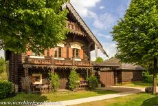 Paleizen van Potsdam en Berlijn - Paleizen en parken van Potsdam en Berlijn: Een huis in de Russische wijk Alexandrowka. De wijk werd in 1826-1827 in Potsdam gebouwd op verzoek van...