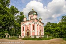 Paleizen van Potsdam en Berlijn - Potsdam: De Russisch-orthodoxe Alexander Nevski kerk in de Russische kolonie Alexandrowka in Potsdam. De Alexander Nevski kerk werd in 1826-1829...