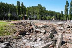 Auschwitz - Birkenau - Auschwitz - Birkenau: Enkele dagen voordat het concentratie- en vernietigingskamp Auschwitz - Birkenau werd bevrijd door het Russische Rode Leger,... Auschwitz - Birkenau - Auschwitz - Birkenau: Enkele dagen voordat het concentratie- en vernietigingskamp Auschwitz - Birkenau werd bevrijd door het Russische Rode Leger,...