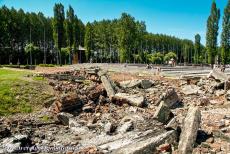 Auschwitz - Birkenau - The ruins of Krema II and the gas chamber at Auschwitz - Birkenau. The crematoria were called Krema. The Soviet Red Army liberated Auschwitz on 27...