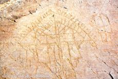 Rock Drawings in Valcamonica - Rock Drawings in Valcamonica: These rock engravings are interpreted as huts, but the original meaning of the rock drawings is lost in the mists of...