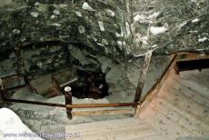 Wieliczka and Bochnia Royal Salt Mines - Wieliczka Salt Mine: A 136 metres deep mine shaft. During WWII, when Poland was occupied by the Nazi regime, the Wieliczka Salt Mine was used...