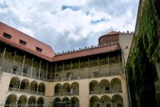Historic Centre of Kraków - Historic Centre of Kraków: The Renaissance courtyard of the Wawel Royal Castle on the Wawel Hill. The 11th century Royal Castle was rebuilt...