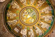 Early Christian Monuments of Ravenna - The Arian Baptistery (Battistero degli Ariani) was built in 500 AD, it has an octogonal plan and four small apses. Nothing remains of the...