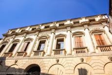 Vicenza and the Palladian Villas of the Veneto - City of Vicenza and the Palladian Villas of the Veneto: The main façade of the Palazzo Porto. The palace was designed by the... Vicenza and the Palladian Villas of the Veneto - City of Vicenza and the Palladian Villas of the Veneto: The main façade of the Palazzo Porto. The palace was designed by the...