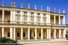 Vicenza and the Palladian Villas of the Veneto - City of Vicenza and the Palladian Villas of the Veneto: The main façade of the Chiericati Palace. The Palazzo Chiericati was designed...