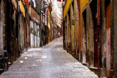 Historic Centre of Porto - Historic Centre of Porto: One of the narrow streets of the Ribeira Quarter. The Ribeira Quarter is situated in the lower part of the...