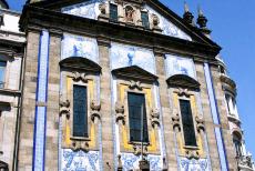 Historic Centre of Porto - Historic Centre of Porto: The decorated façade of the Saint Anthony Church of the Gatherers. The church is dedicated to the Saint...