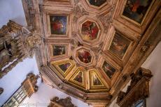 Historic Centre of Porto - Historic Centre of Porto: The coffered ceiling of the Chapter House of the Porto Cathedral was painted by the Italian artist Giovanni...