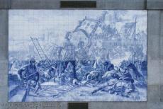 Historic Centre of Porto - Historic Centre of Porto: The São Bento Railway Station is decorated with azulejos, the famous Portuguese ceramic tiles. The tile...