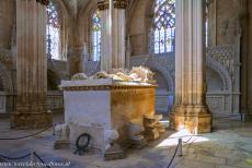 Monastery of Batalha - Monastery of Batalha: The&nbsp;Founder's Chapel contains the marble tombs of King Jo&atilde;o I and his wife, Queen Philippa of Lancaster,...